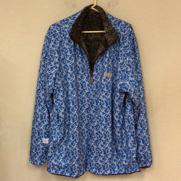 USA Palm Reversible Jacket/Coat pullover size XL - Picture 2 of 10